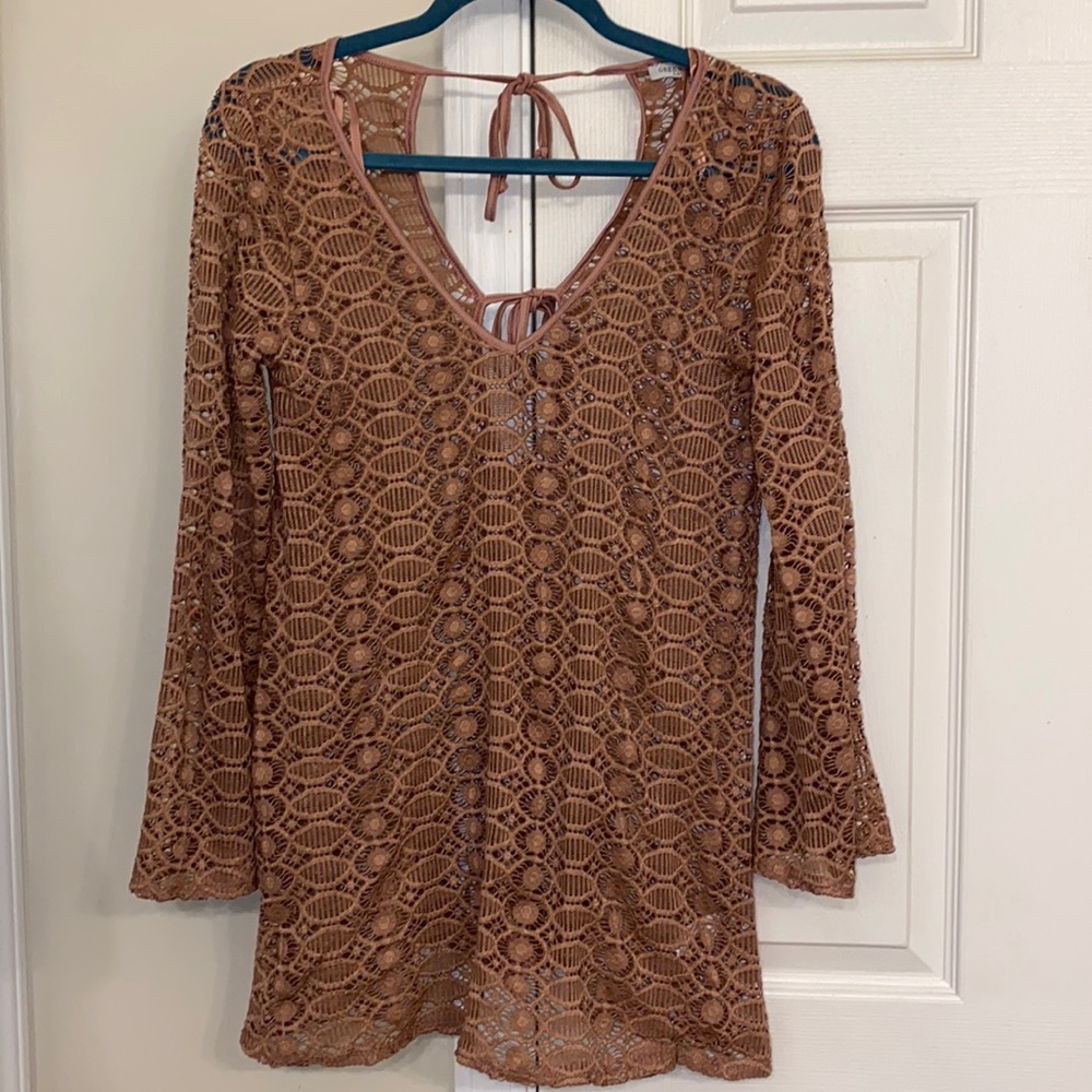 Green Envelope Swim Coverup